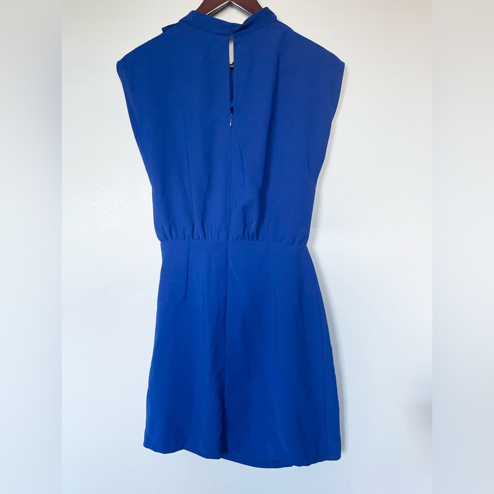 NWT ZARA SS24 WRAP FRONT BROOCH DRESS 9878/077 016/299 - Picture 3 of 8